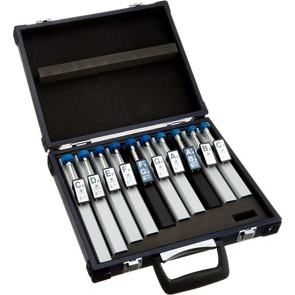 Suzuki 10 Note Tone Chime Set w/ Case - HB-100-U
