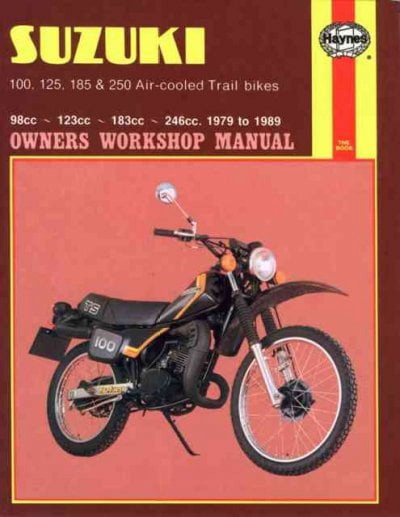SUZUKI TRAIL BIKES OWNERS WORKSHOP MANUAL