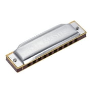 Suzuki 1072-A Folkmaster Standard 10-Hole Diatonic Harmonica Key of A 20 Tone for Beginner Student