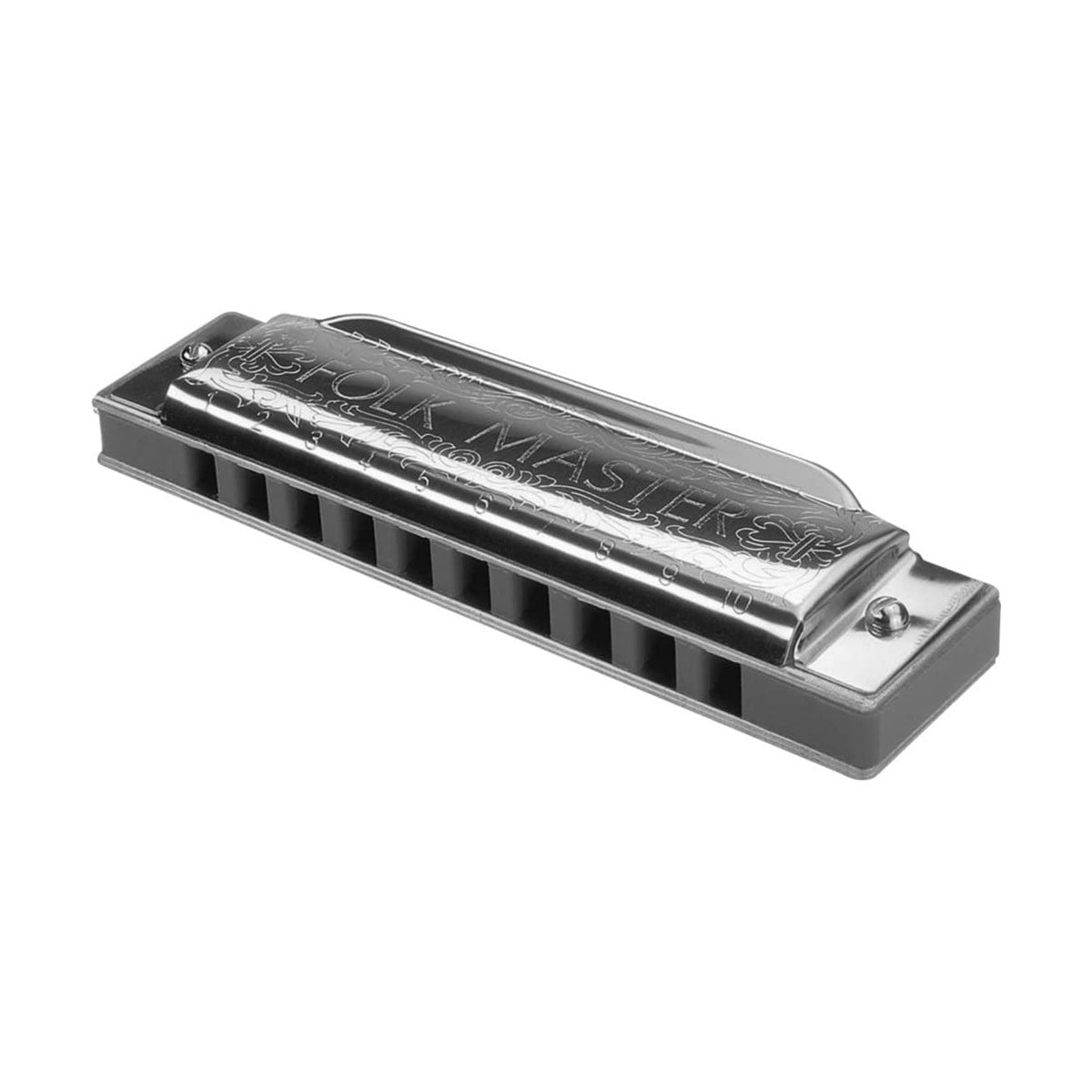 Suzuki 1072 Folkmaster, 10-Hole Harmonica, Key of C