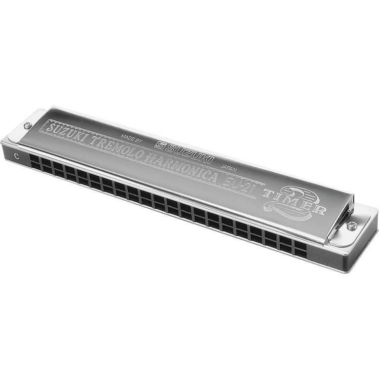 M. Suzuki Tremolo Harmonica 8本セット SUZUKI SU-21W 21 hole Tremolo Harmonica Suzuki high class