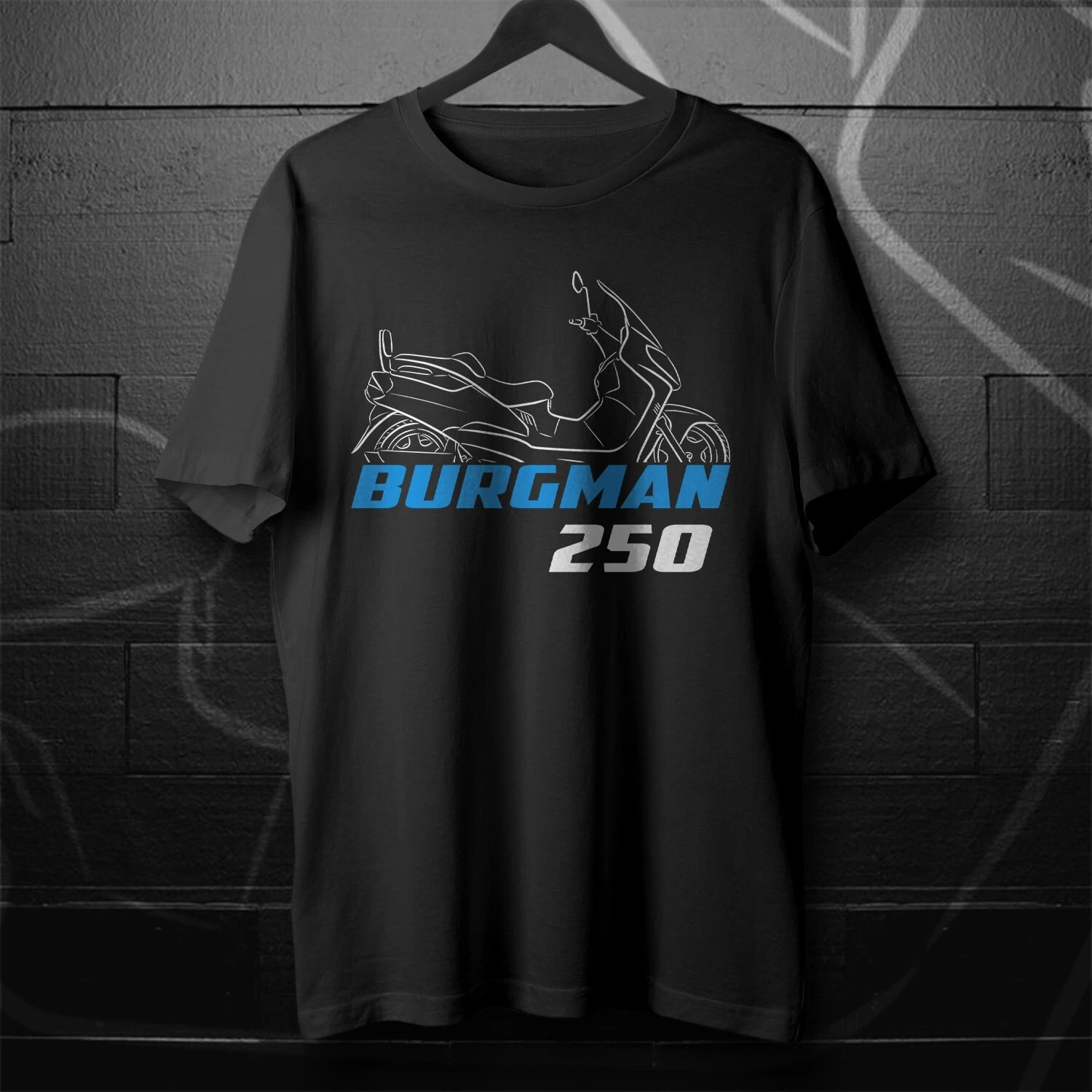 Suzuki AN250 Burgman (Skywave 250) 1998-2017 - Motorcycle T-Shirt for Riders