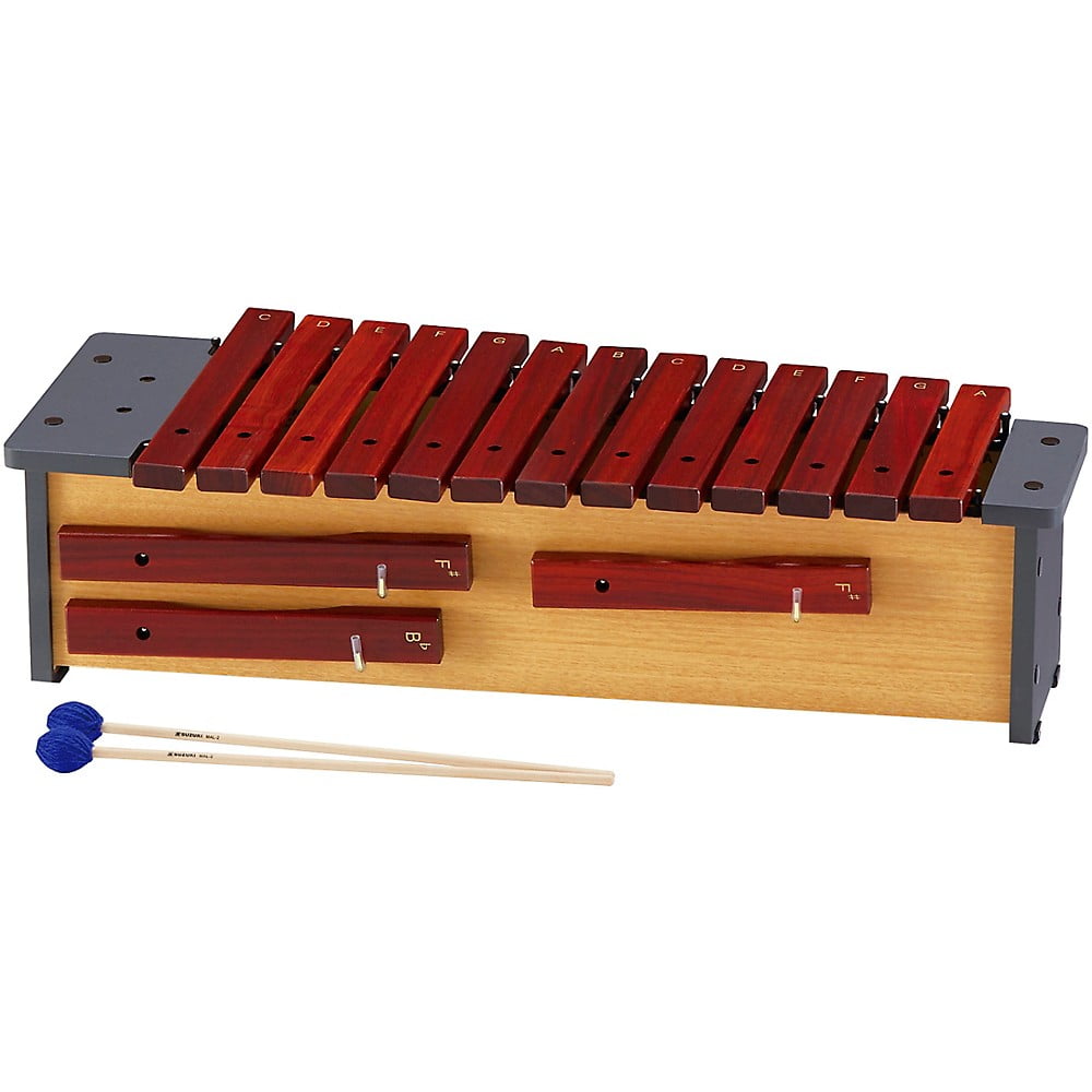 Suzuki Alto Xylophone with Mallets, Multicolor