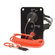 Suzuki Boat Ignition Switch Panel 37100-98J07 | 2 Position W/ Lanyard