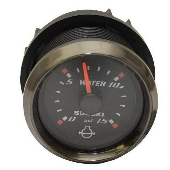 Suzuki Boat Water Pressure Gauge 34650-98J10 | 2 Inch Black