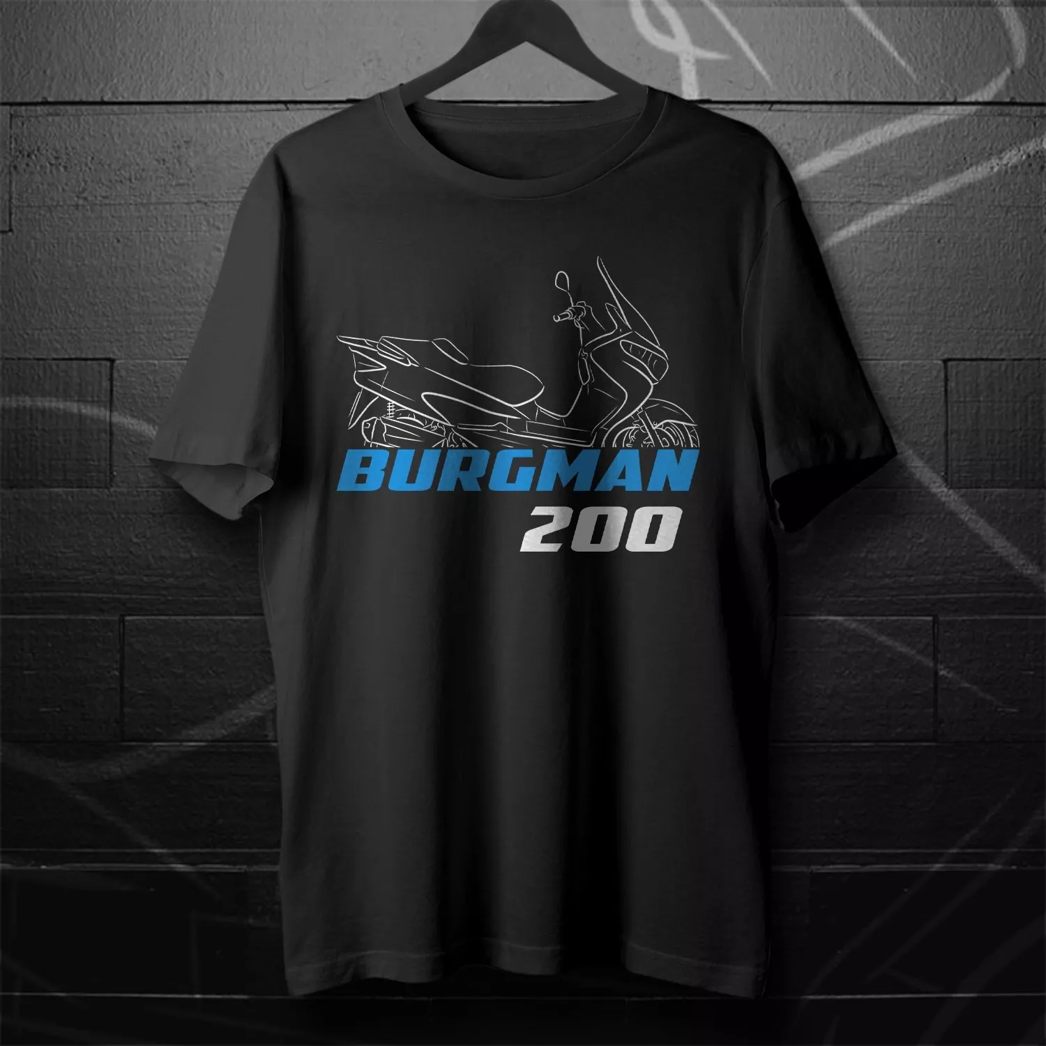 Suzuki Burgman 200 (UH200) 2007-2024 - Motorcycle T-Shirt for Riders