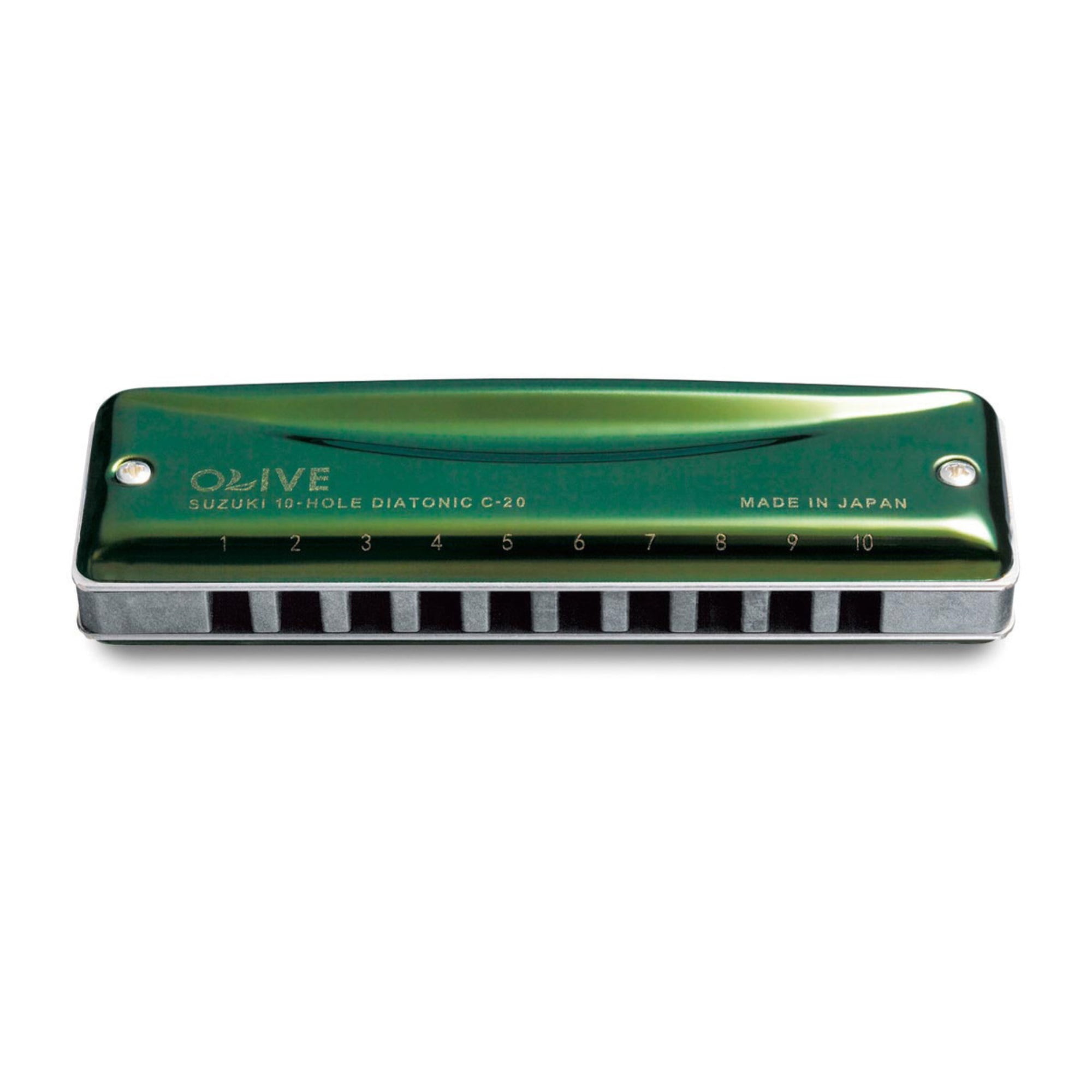 OLIVE 10 HOLE DIATONIC KEY: AB
