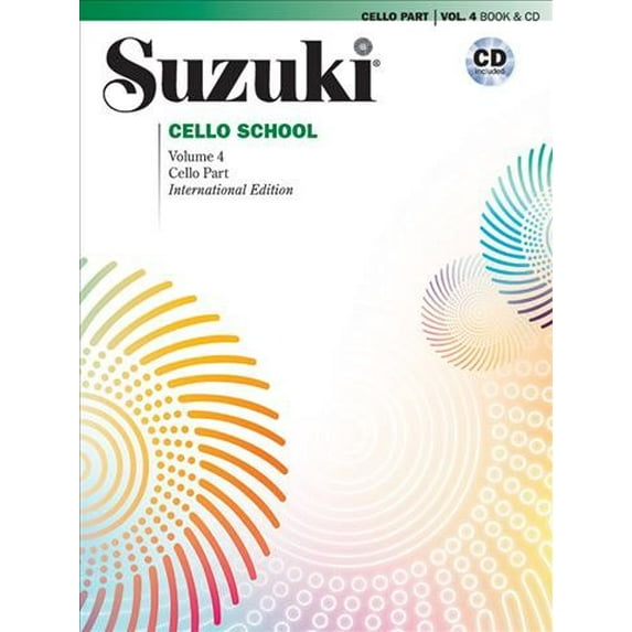 Suzuki Cello School, Vol 4: Cello Part, Book CD