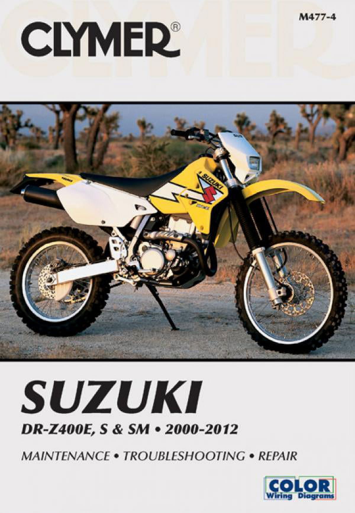 Suzuki DR-Z400E, S & SM Manual Motorcycle (2000-2012) Service Repair Manual ^