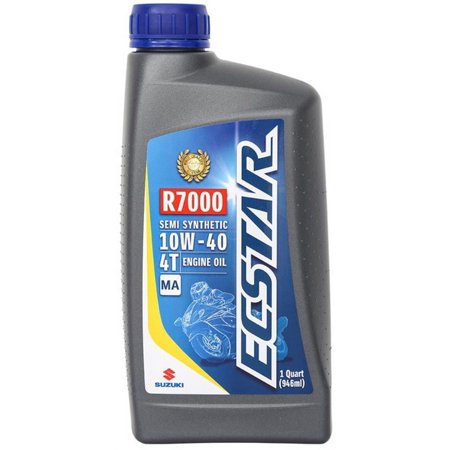 Suzuki ECSTAR R7000 Motorcycle Semi Synthetic Engine Oil 10W40 1 Quart
