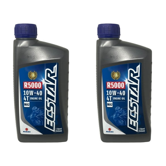 Suzuki Ecstar R5000 10W-40 Motorcycle Engine Oil 2 QUARTS 990a0-01e10-0 2 PACK