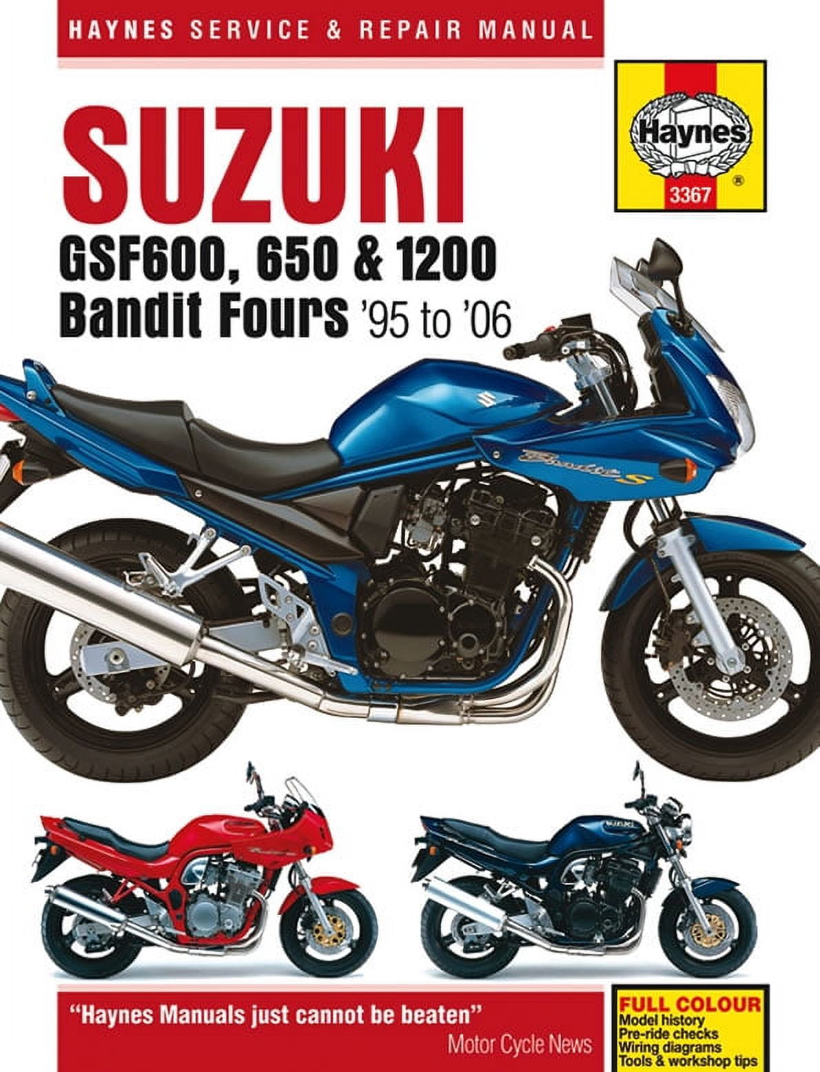 Suzuki GSF600/650 & 1200 Bandit (95-06) Haynes Repair Manual ^
