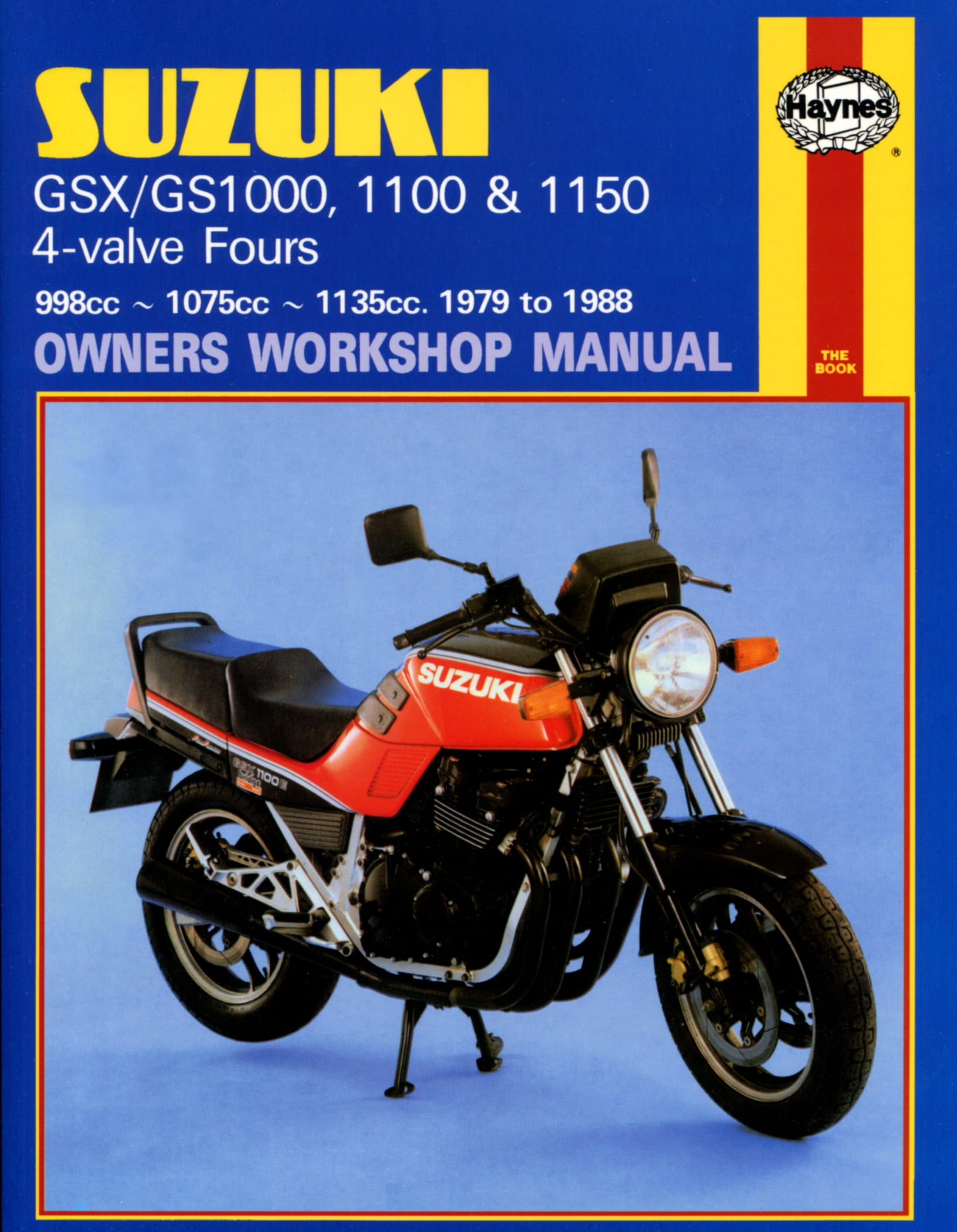 Suzuki GSX/GS1000, 1100 & 1150 4-valves (79-88) Haynes Repair Manual ^