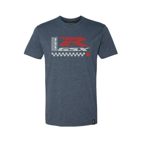 Suzuki GSX-R Retro Navy T-Shirt Blue XX-Large