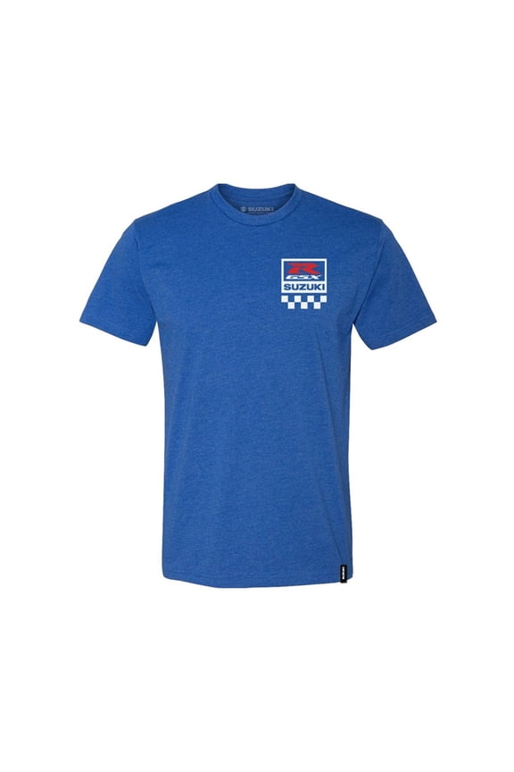 Suzuki GSX-R Retro Royal T-Shirt Blue X-Large