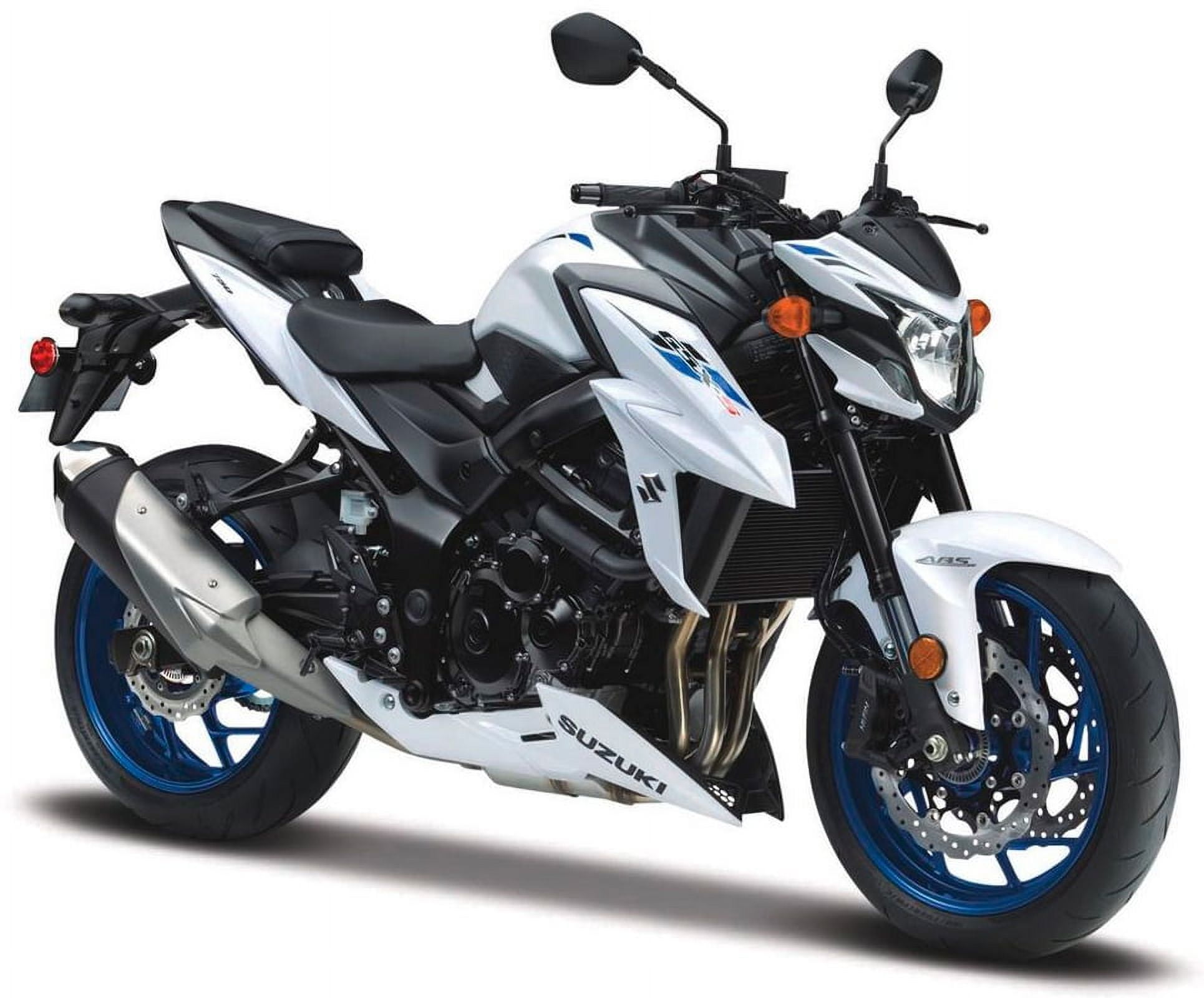 Suzuki GSX-S750 ABS Motorcycle [1:18 scale in White] - Walmart.com