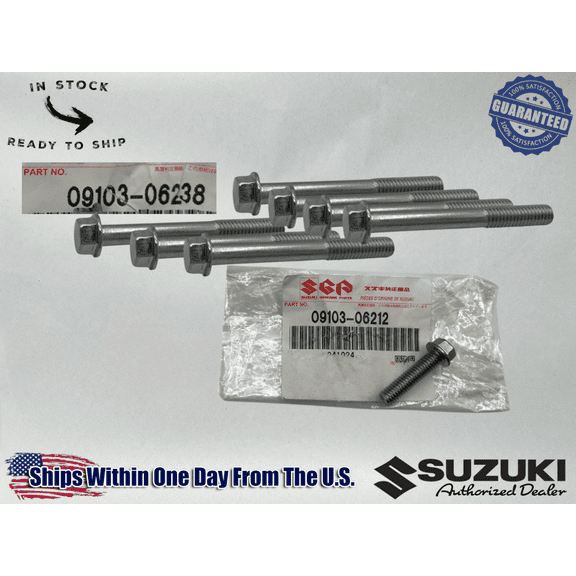 Suzuki Genuine 2006-22 GSXR GSX-R 600 750 LH LEFT ENGINE STATOR COVER BOLTS SET