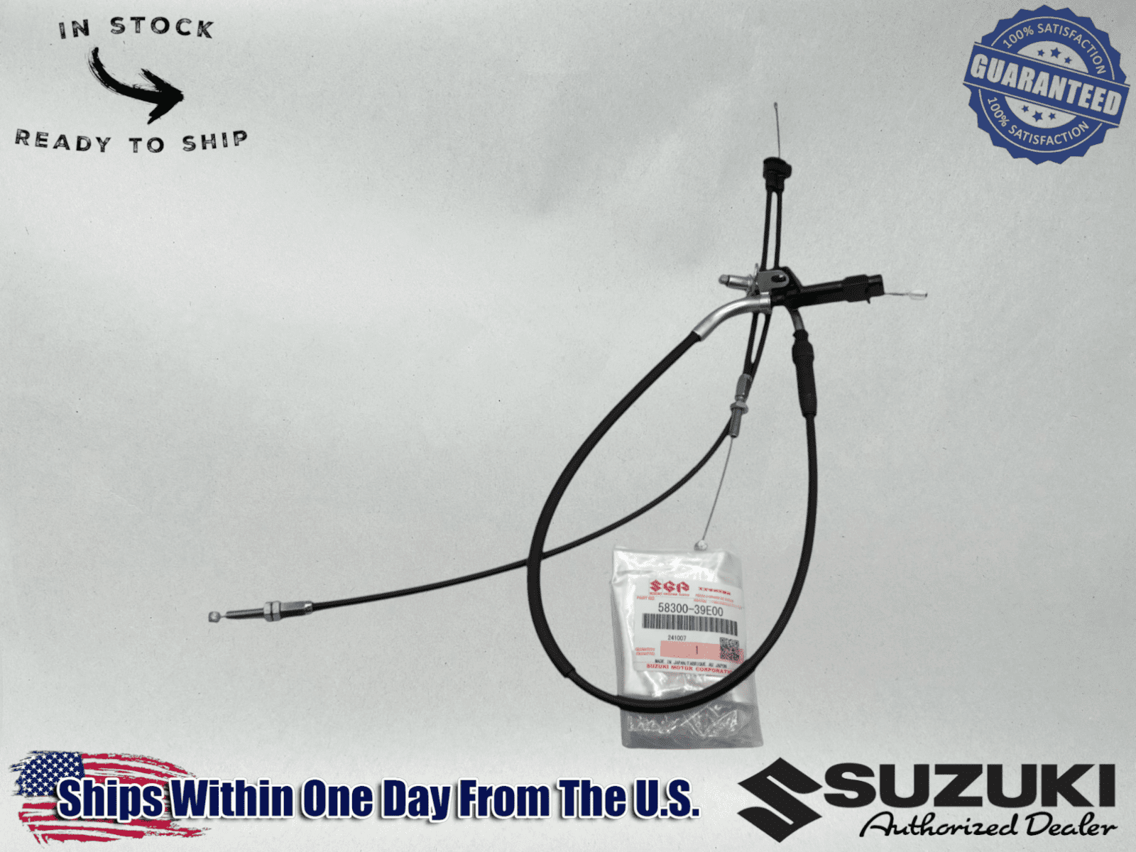 Suzuki Genuine OEM 1992-04 INTRUDER 800 VS800 GL THROTTLE CABLE