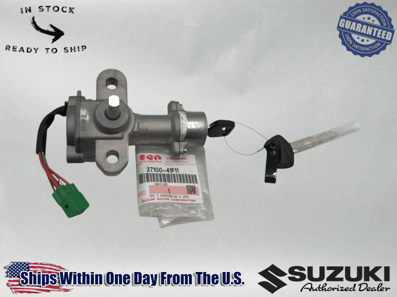 Suzuki Genuine OEM 2001-04 INTRUDER VOLUSIA VL800 IGNITION SWITCH 37100-41F11