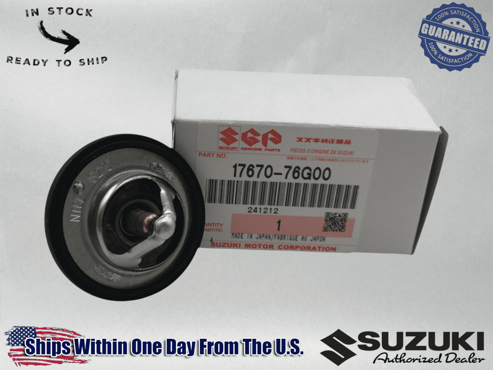 Suzuki Genuine OEM 2006-24 GSXR GSX-R 600 750 RADIATOR THERMOSTAT