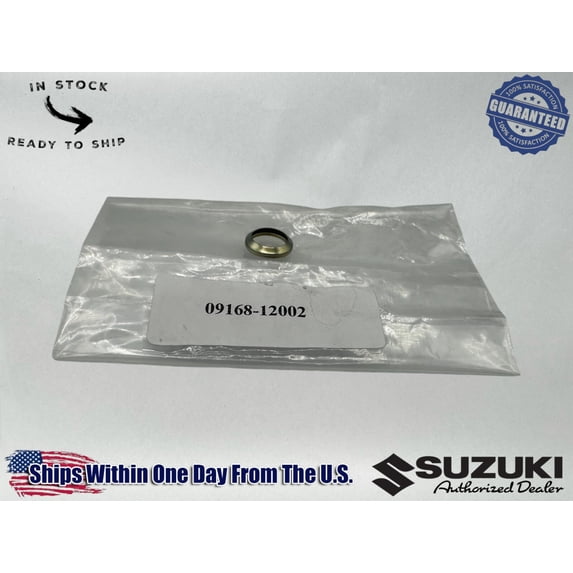 Suzuki Genuine OEM Authentic 12MM Drain Plug Crush Washer 09168-12002