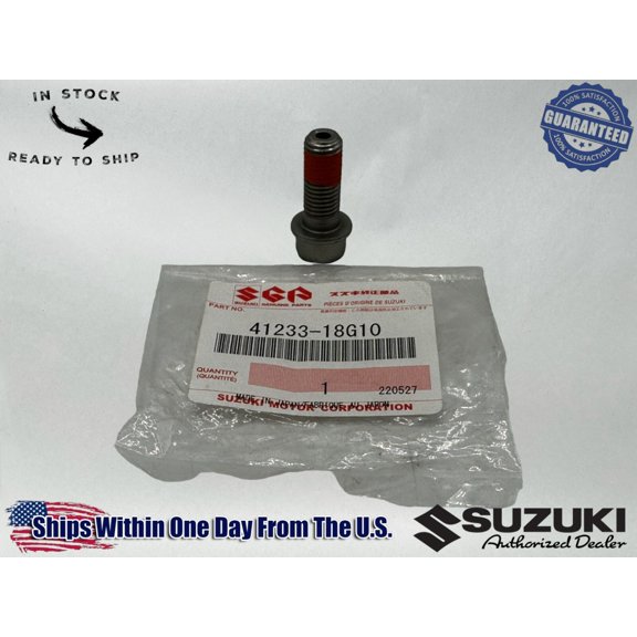 Suzuki Genuine OEM Authentic Seat Rail Bolt 41233-18G10