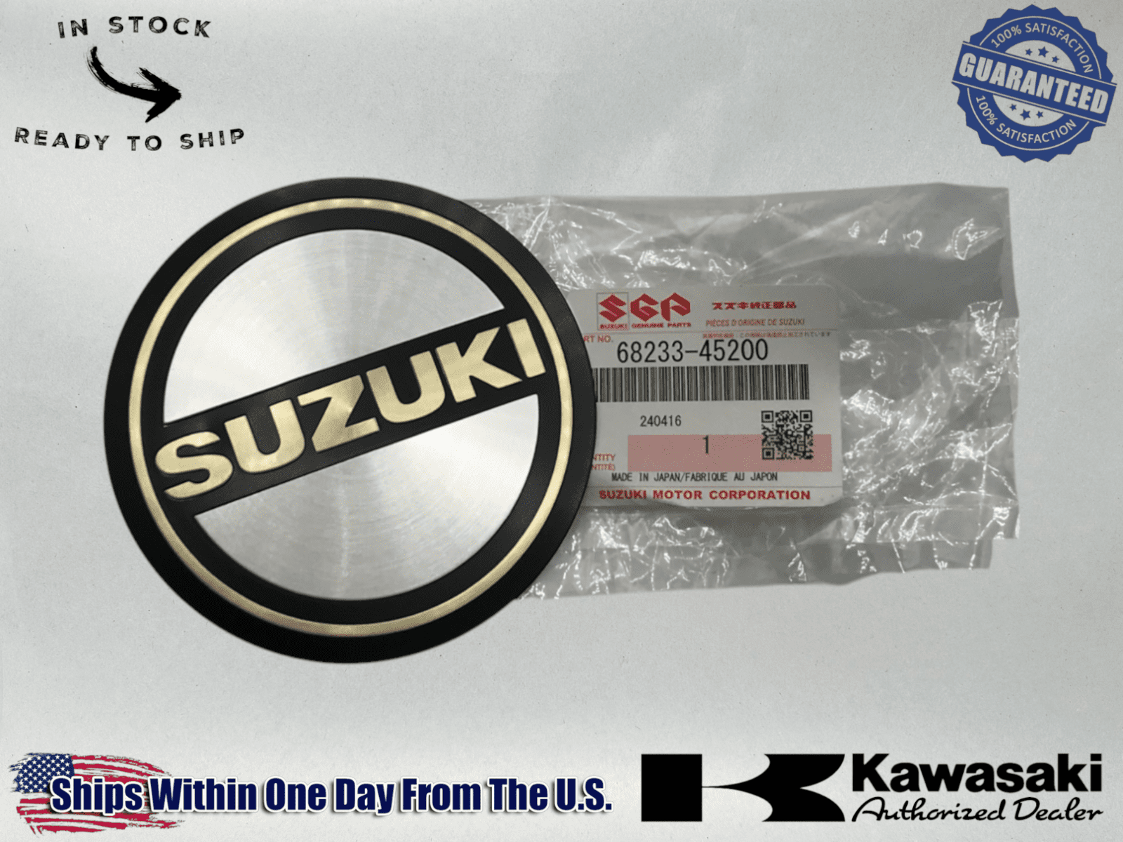 Suzuki Genuine OEM MAGNETO EMBLEM COVER GS1100 GS850 GS750 GS650