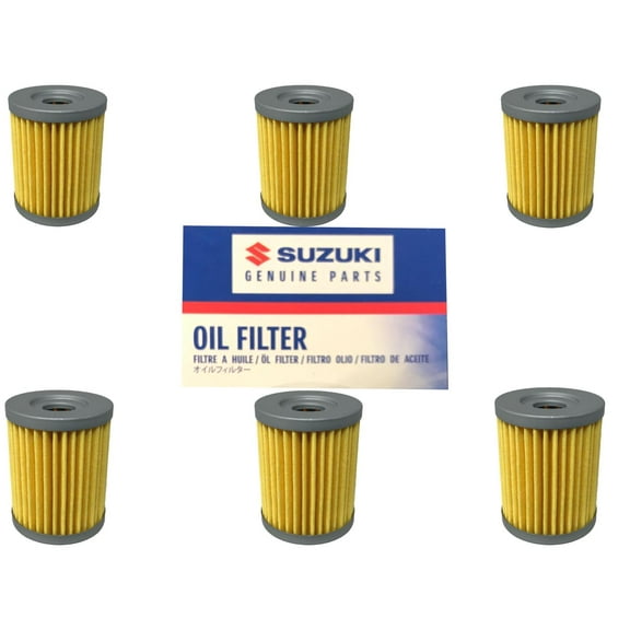 Suzuki Genuine OEM Oil filter 16510-25C00 6 Pack