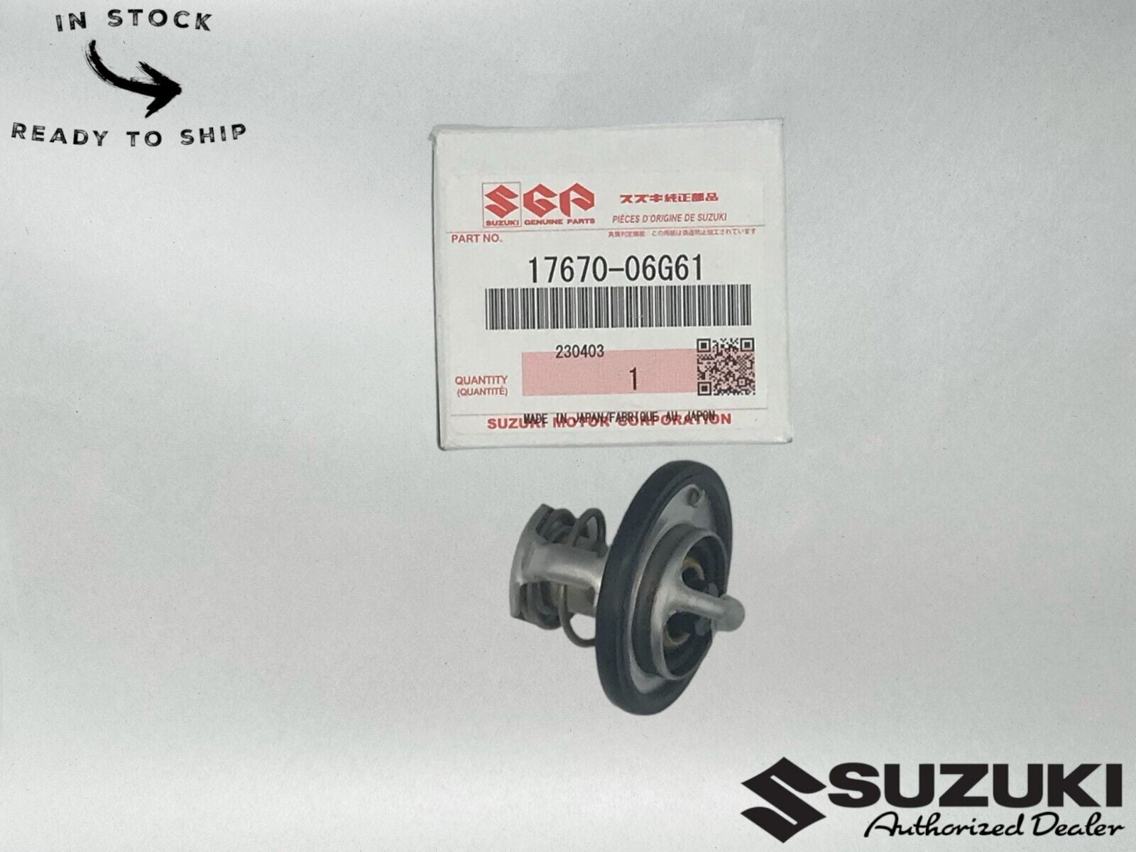 Suzuki Genuine OEM Thermostat 17670-06G61