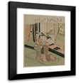 thumbnail image 1 of Suzuki Harunobu 19x24 Black Modern Framed Museum Art Print Titled - Bush Clover (From the Series Beauties of the Floating World Compared to Flowers) (Late 1760s), 1 of 5