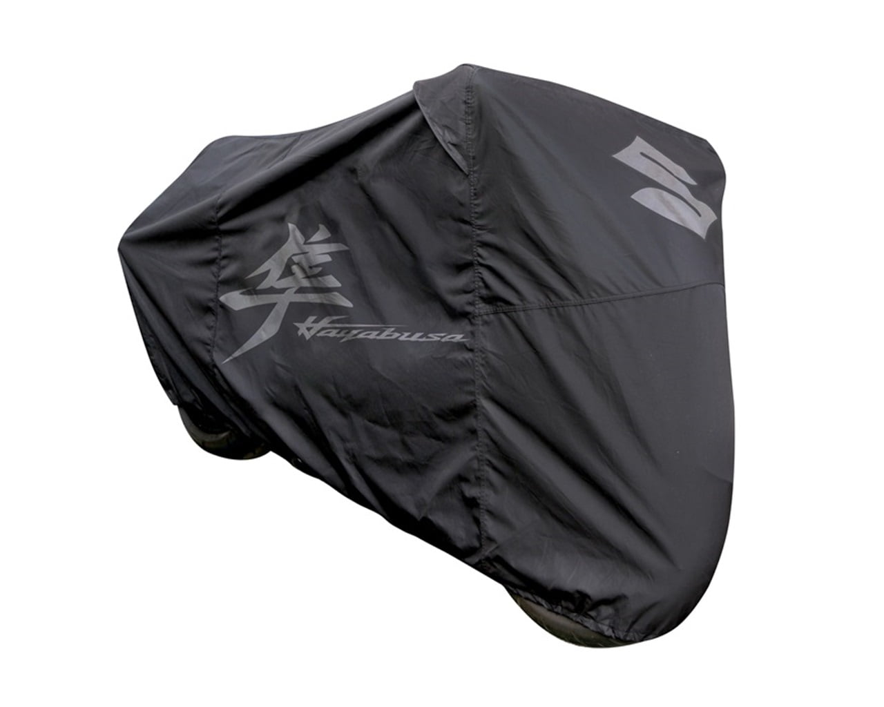 Black UltraMax Motorcycle Cover with Heatshield
