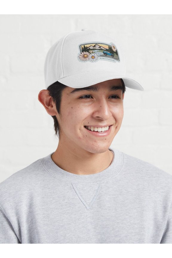 Suzuki Jimny Brisk Blue Baseball Hat, No Wasted Weekends Adventure Graphic Design, Classic Cap