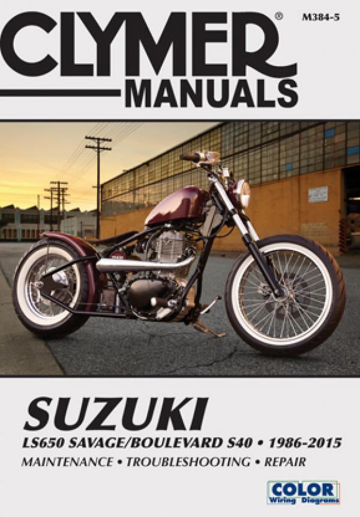Suzuki LS650 Savage Boulevard S40 Motorcycle (1986-2015) Clymer Repair Manual ^