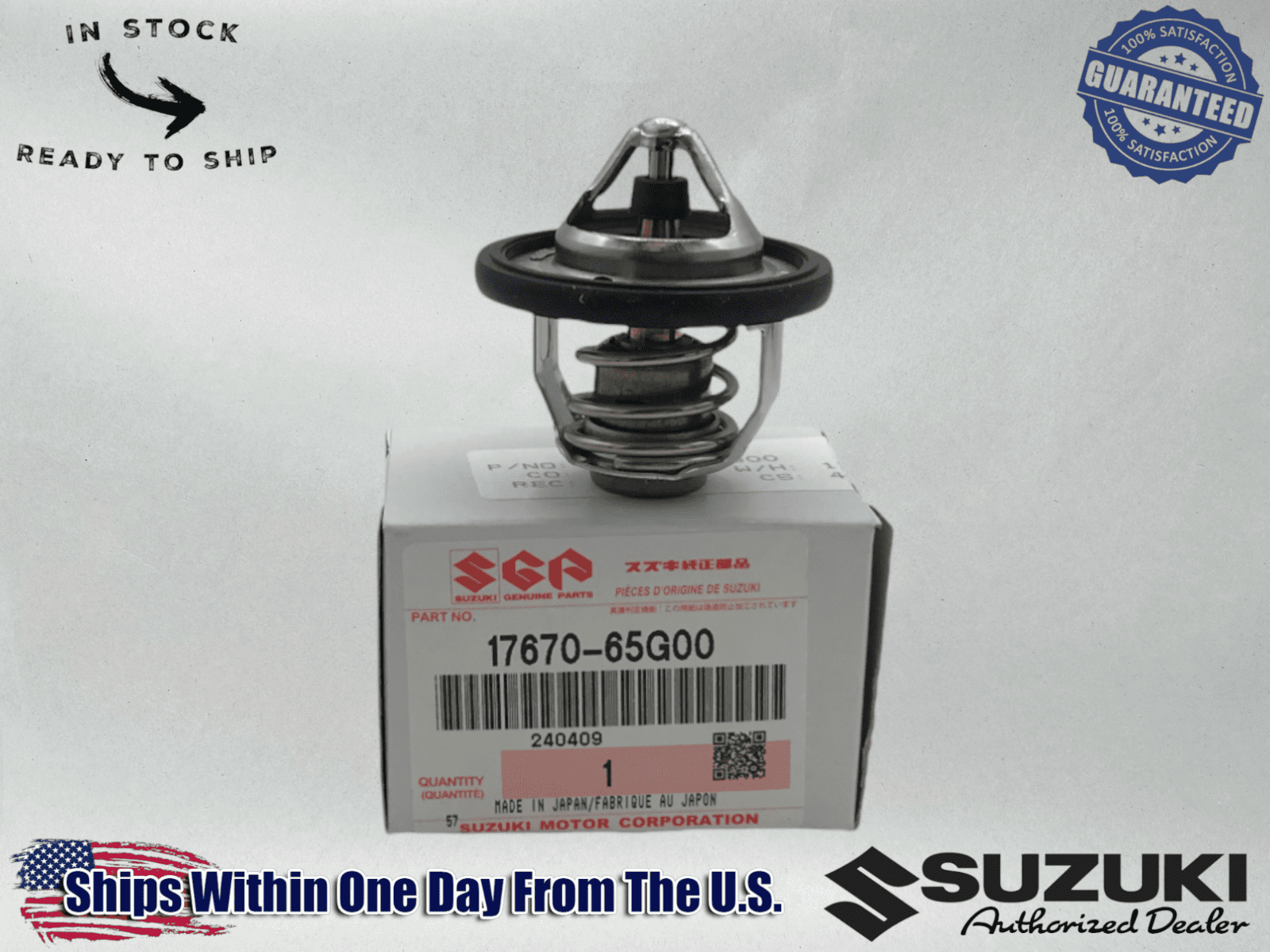 Suzuki OEM 2004 2005 GSXR GSX-R 600 750 OEM RADIATOR THERMOSTAT 17670-65G00 1