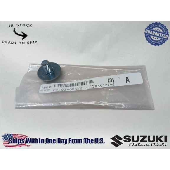 Suzuki OEM Kickstarter Bolt 1996 - 2008 Rm250 2007 - 2009 Rmz250 09103-08340