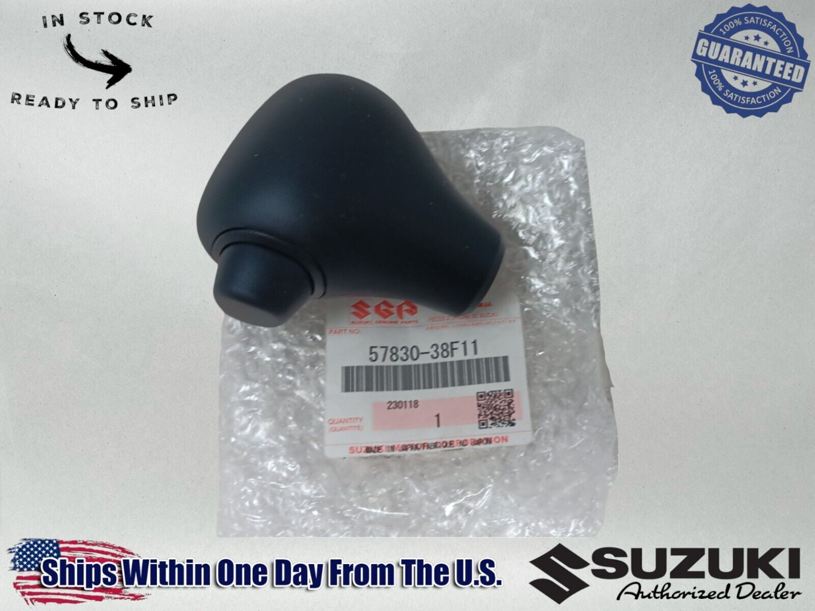 Suzuki OEM Knob Shift Lever 2002 - 2007 Eiger 400/2003-2007 Ltz400  57830-38F11