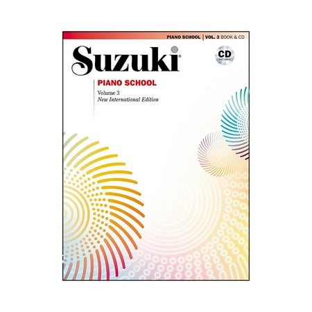 Suzuki Piano School New International Edition Piano Book and CD Volume 3
