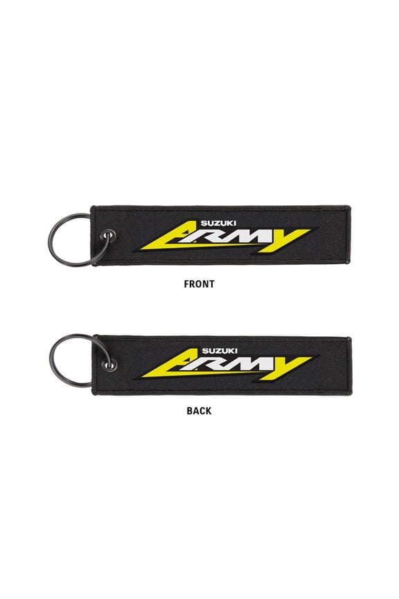 Suzuki RM Army MX Woven Key Chain  4" 990A0-19089-020