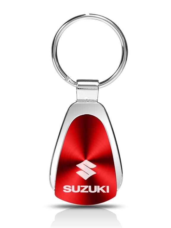 Suzuki Red Tear Drop Key Chain Key Chain