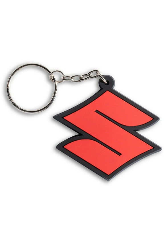 "S" Logo Keychain Key Chain Keyfob Key Fob 990A0-19113 Red