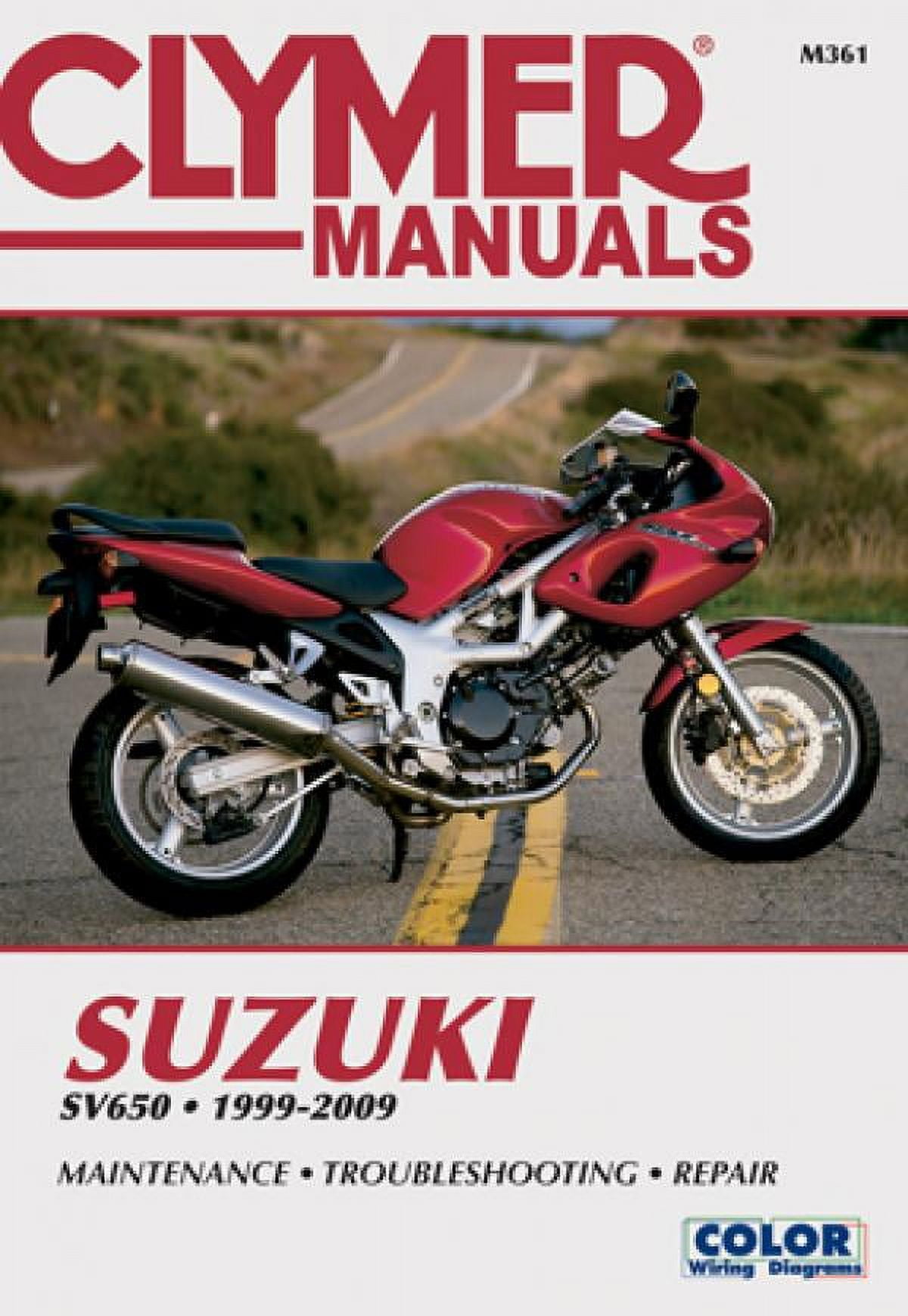 Suzuki SV650 Series Motorcycle (1999-2009) Service Repair Manual ^