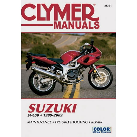 Suzuki SV650 Series Motorcycle (1999-2009) Service Repair Manual ^
