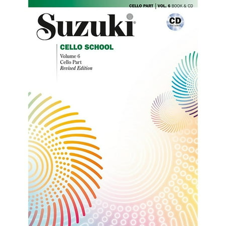 Suzuki Cello School Vol 6: International Edition Book CD