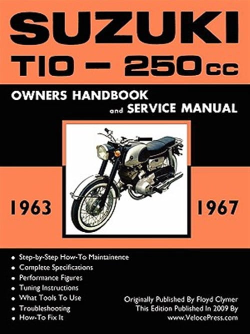 Suzuki T10 1963-1967 Factory Workshop Manual (Paperback)