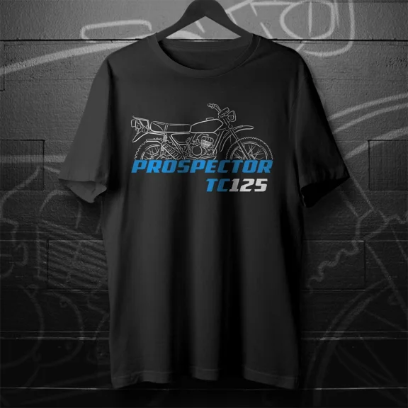 Suzuki TC125 Prospector 1971-1977 - Motorcycle T-Shirt for Riders