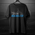 thumbnail image 1 of Suzuki TC185 Ranger 1974-1977 - Motorcycle T-Shirt for Riders, 1 of 2