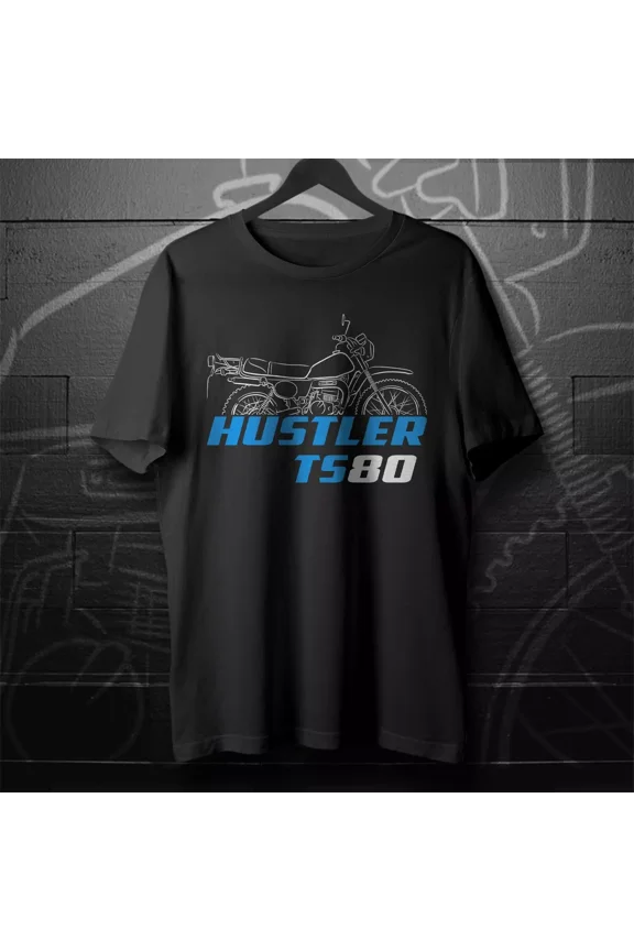 Suzuki TS80 ER/X/Hustler 1981-1990 - Motorcycle T-Shirt for Riders