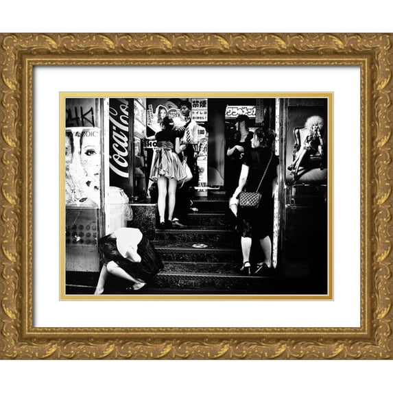 Suzuki, Tatsuo 18x15 Gold Ornate Wood Framed with Double Matting Museum Art Print Titled - Untitled