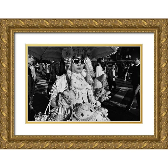 Suzuki, Tatsuo 24x17 Gold Ornate Wood Framed with Double Matting Museum Art Print Titled - Untitled
