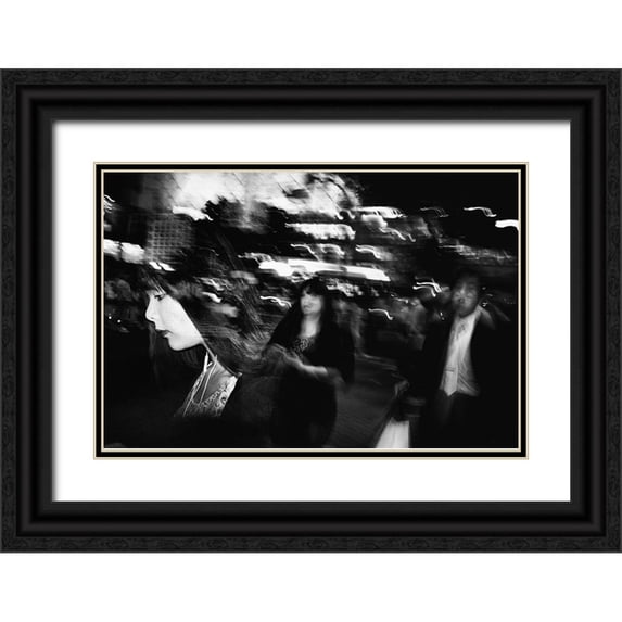 Suzuki, Tatsuo 32x23 Black Ornate Wood Framed with Double Matting Museum Art Print Titled - Untitled